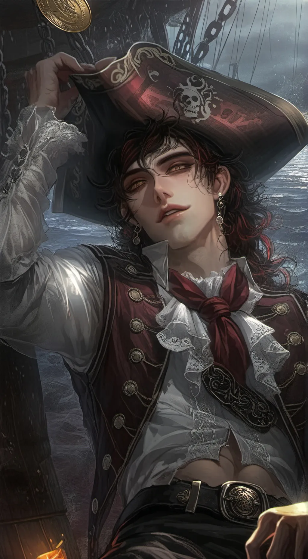 ai character: Eliot Crest background