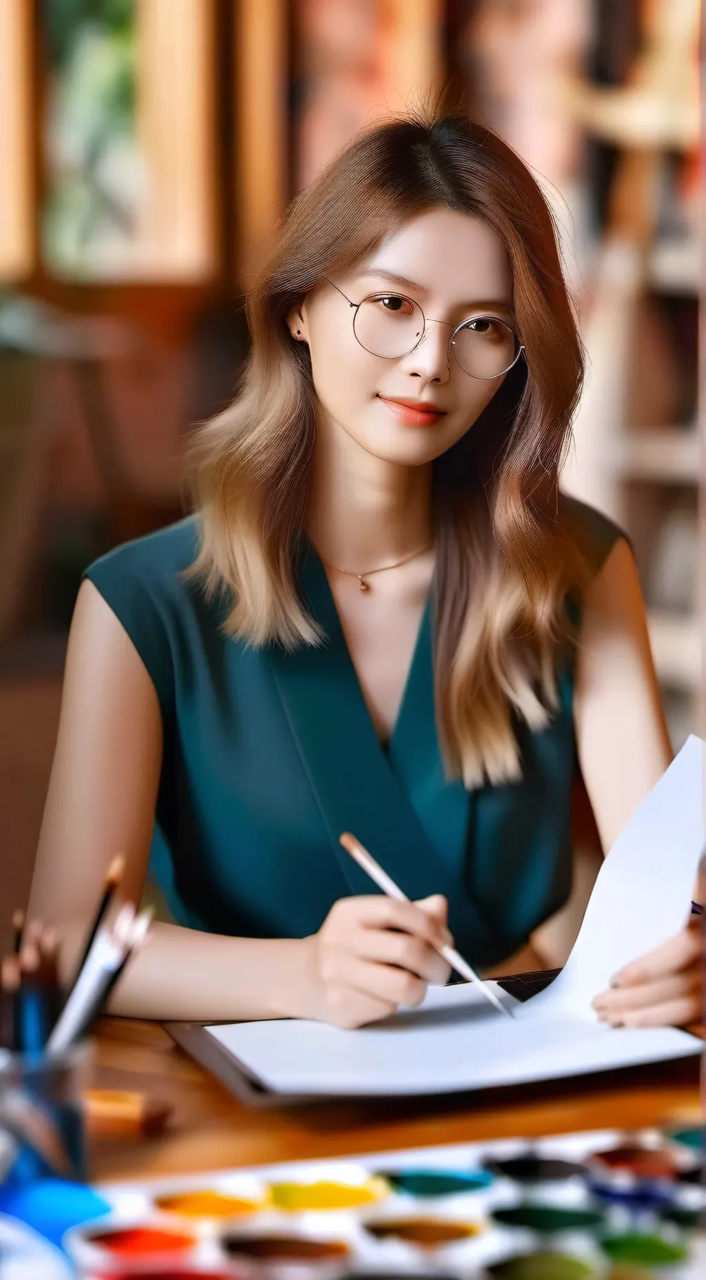 ai character: Cash and nico  background