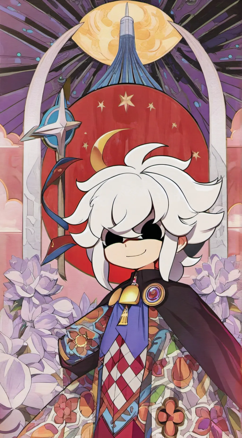 ai character: calce x laos background