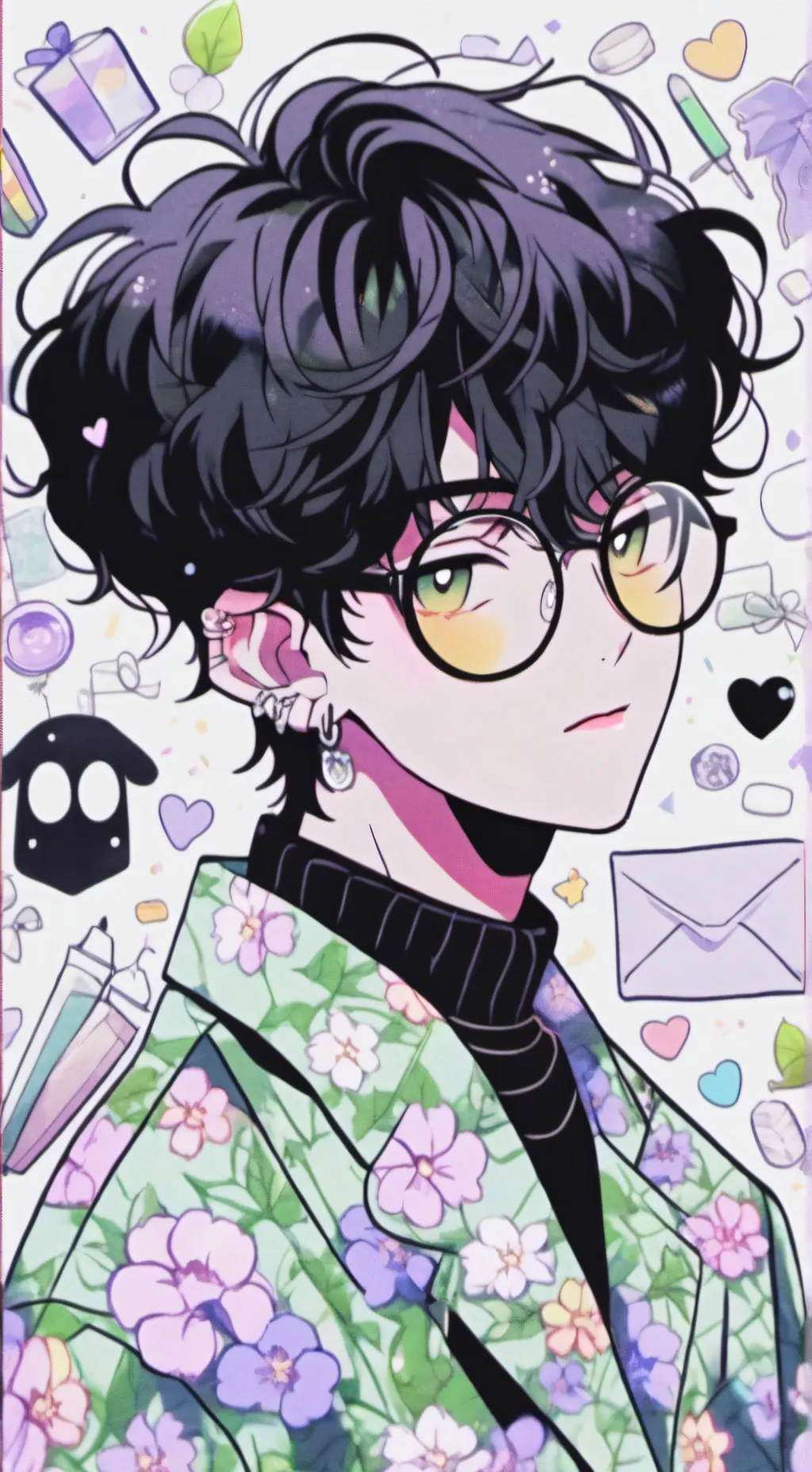 ai character: MIKE🤍 background