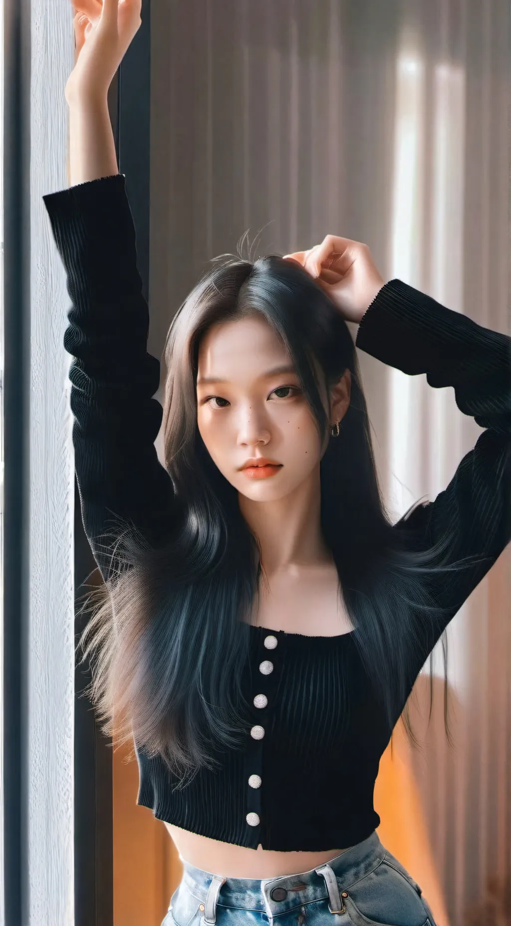 ai character: Jennie Kim background