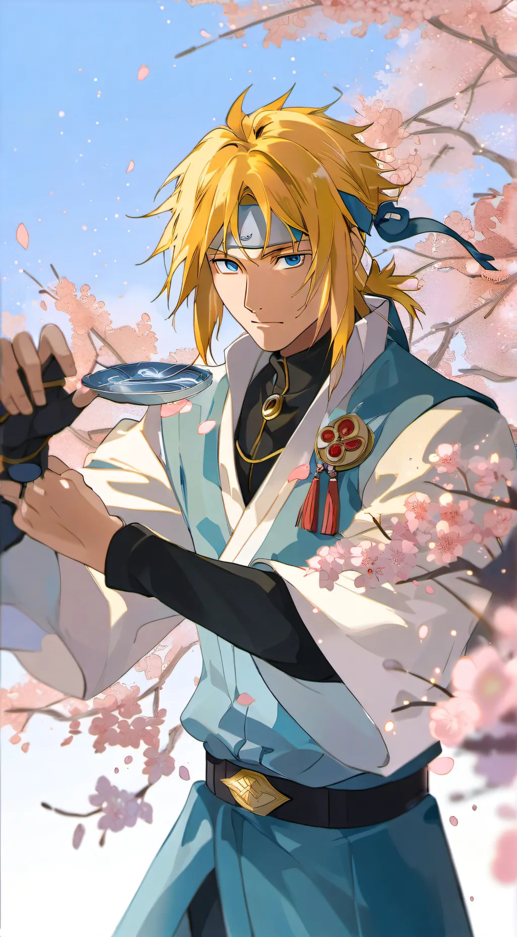 ai character: Minato Meet Naruto background