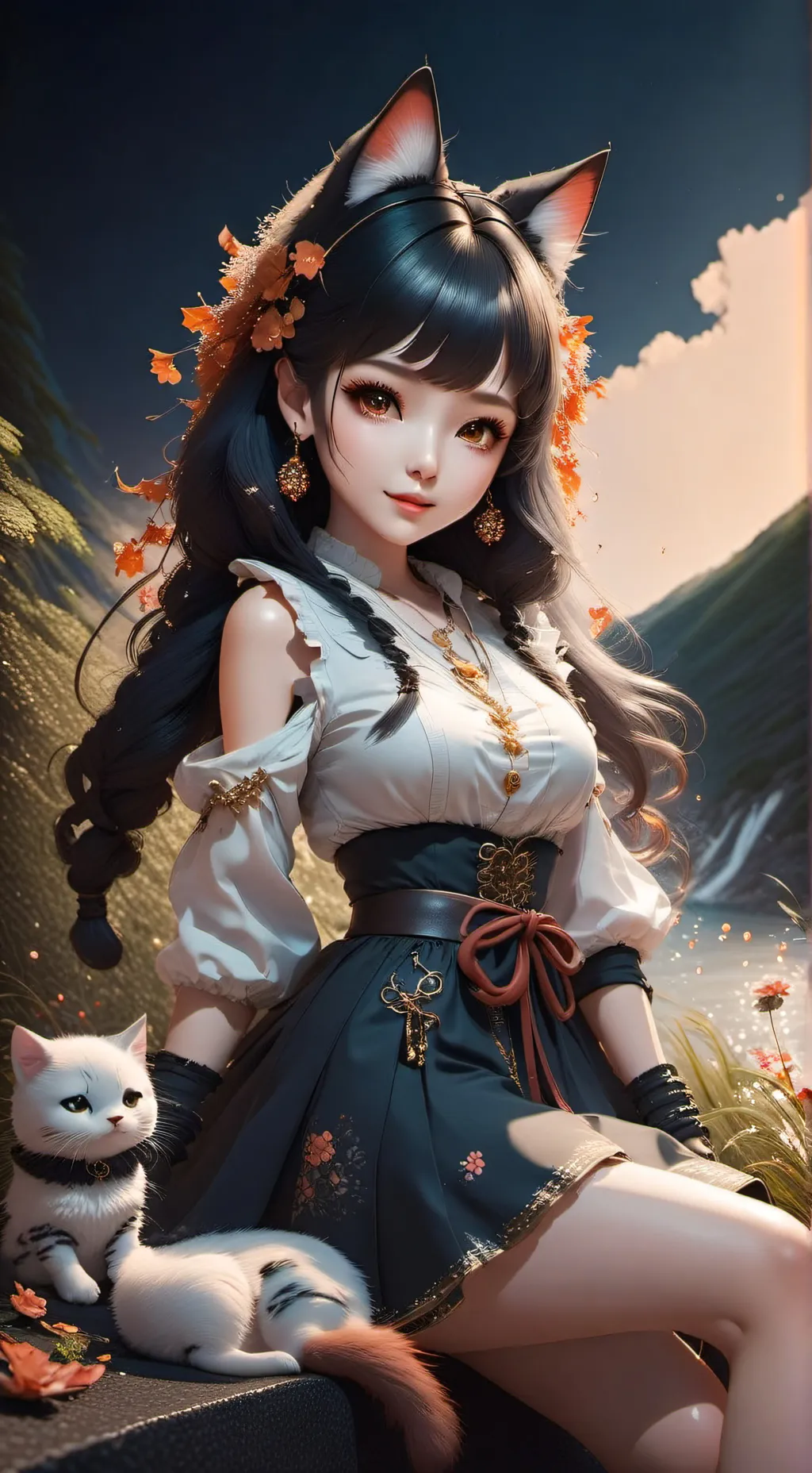 ai character: lily background