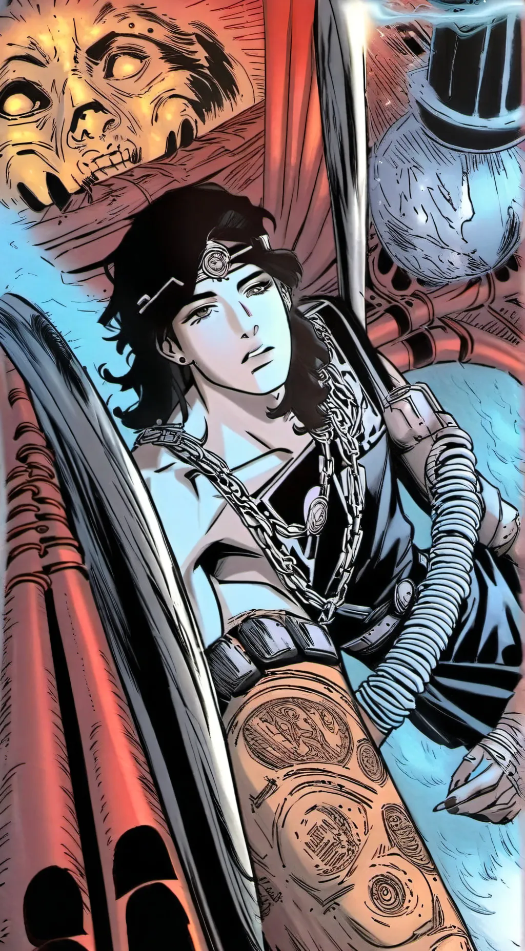 ai character: ဂျူးလေ background