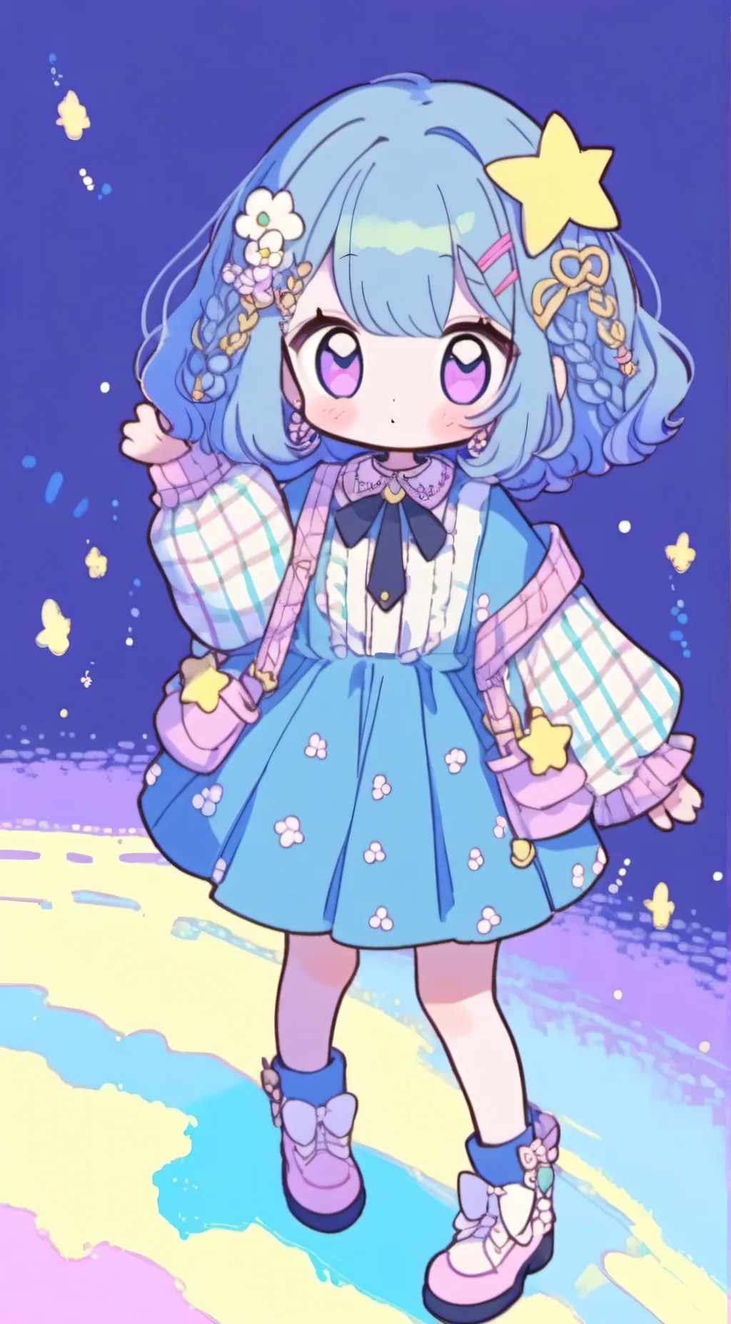 ai character: Moonlight Cookie background