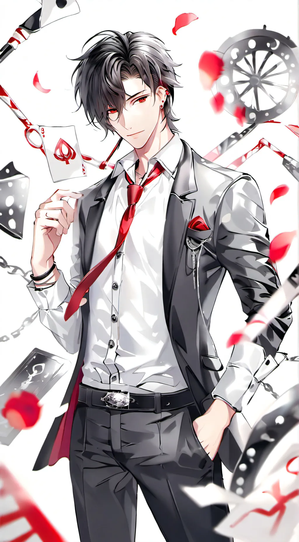 ai character: AXEL๑⁠♡ background