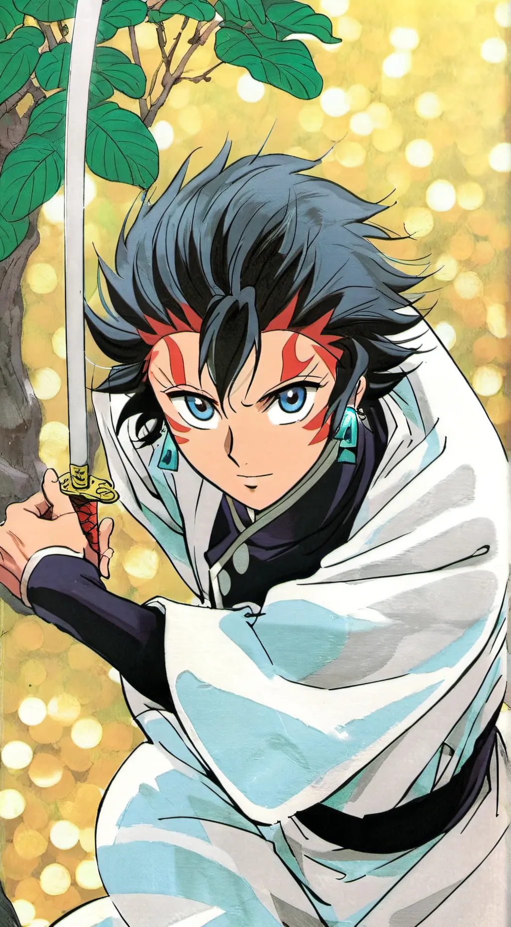 ai character: muzan  background