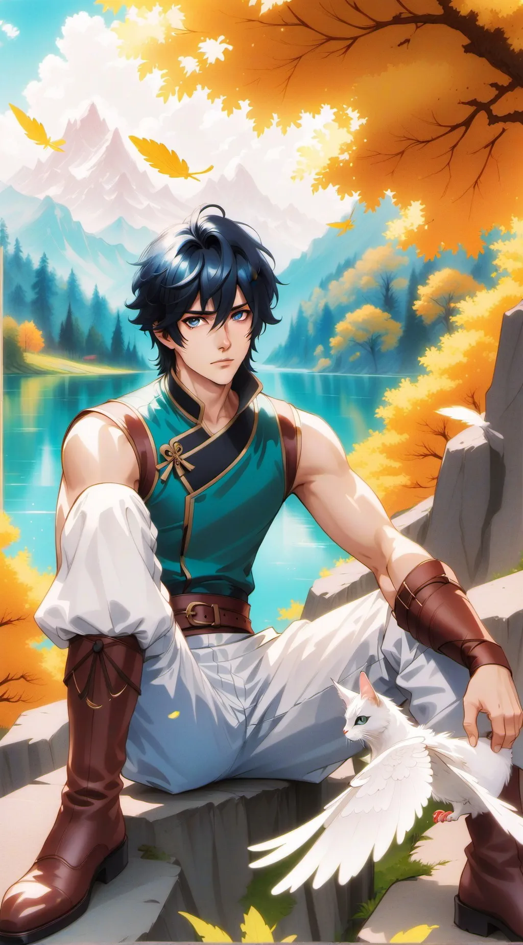 ai character: Тайфун background