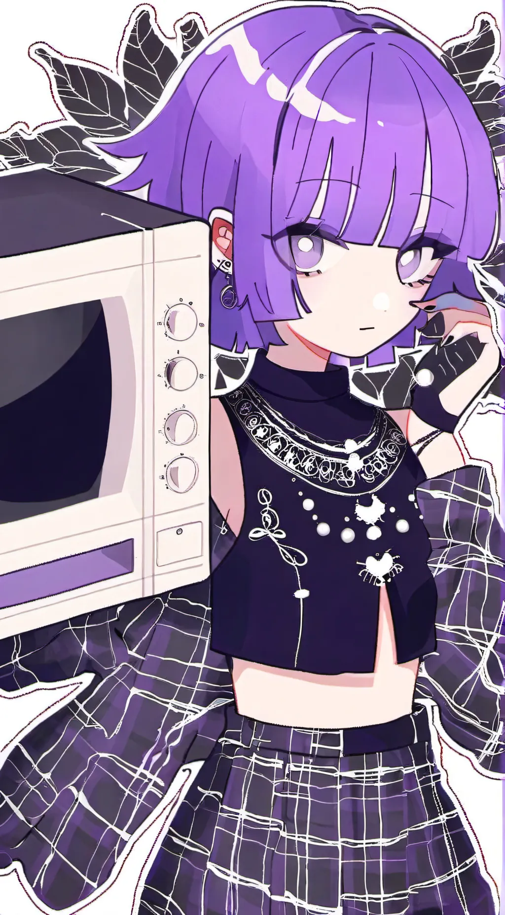 ai character: sprunki lily background