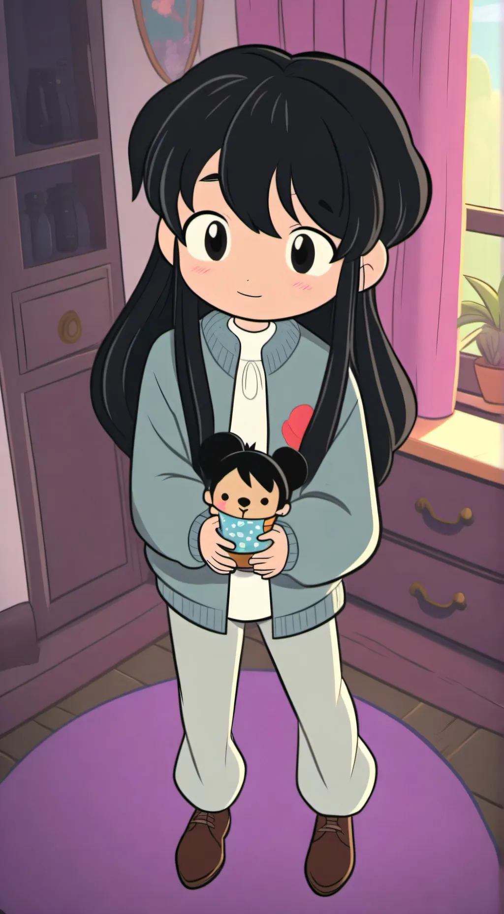 ai character: tokito  background