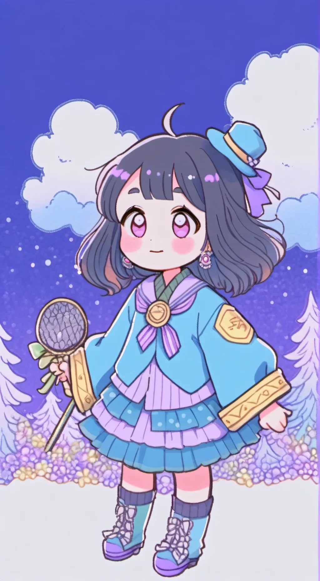 ai character: Race test background