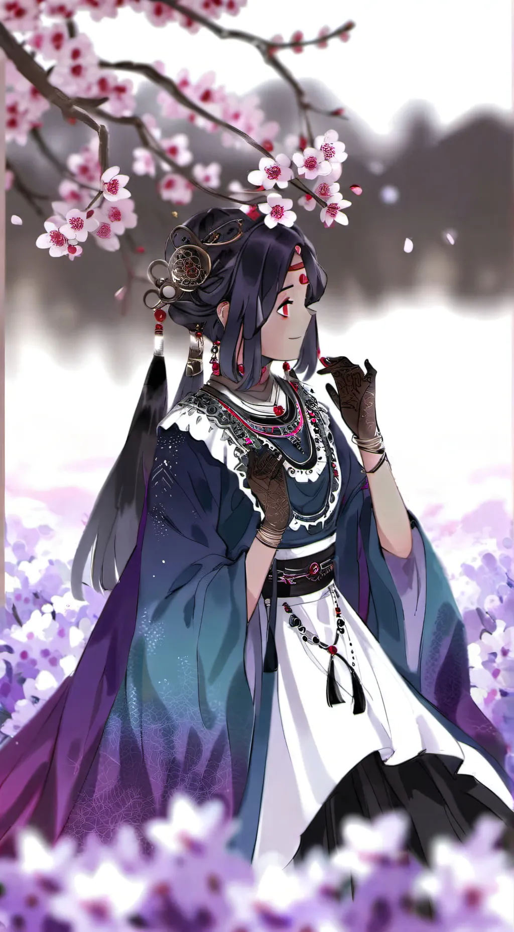 ai character: Mimi Sentry X Dell background