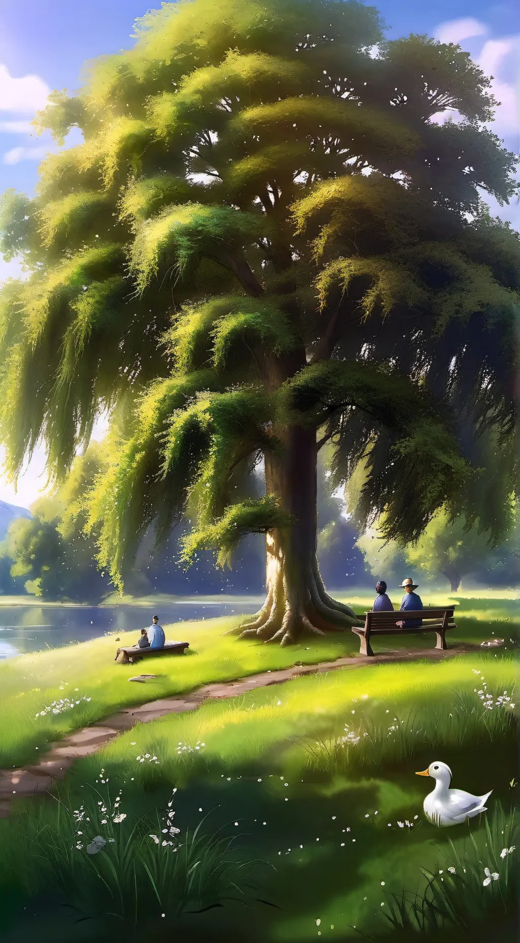 ai character: ✨✨✨ background