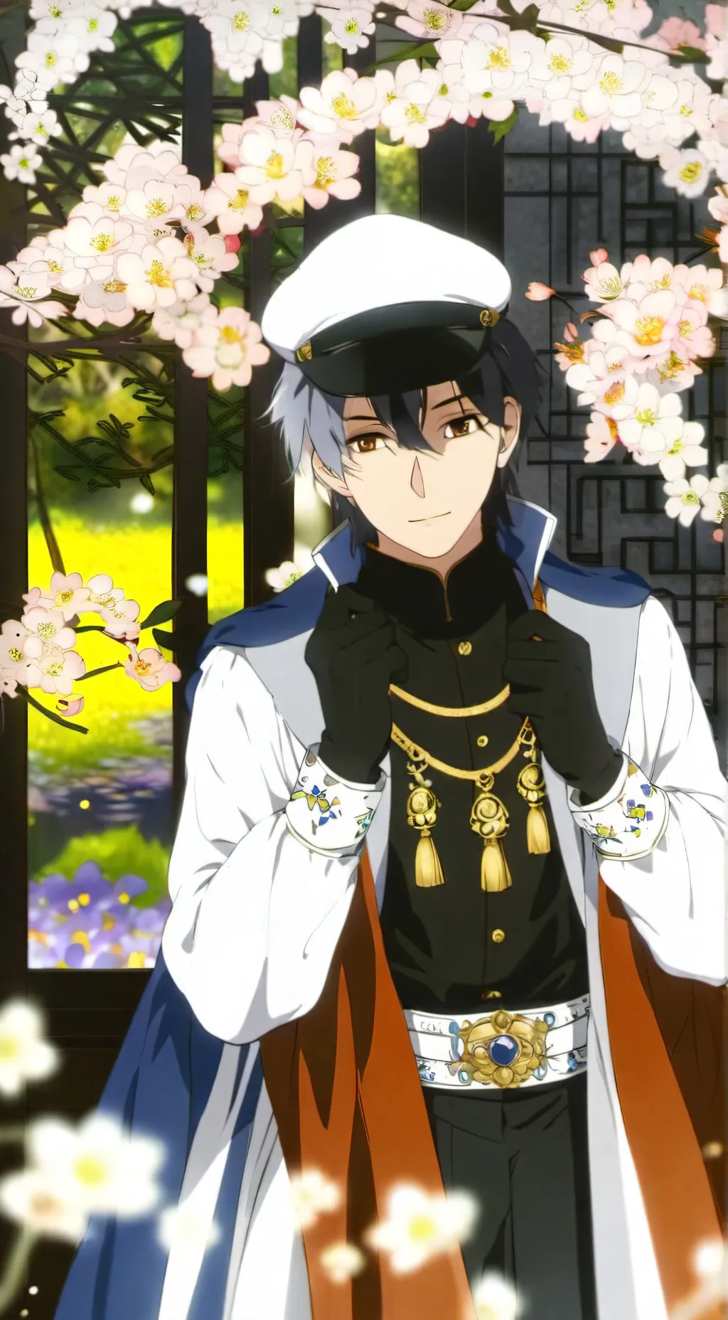 ai character: Gojo satoru background