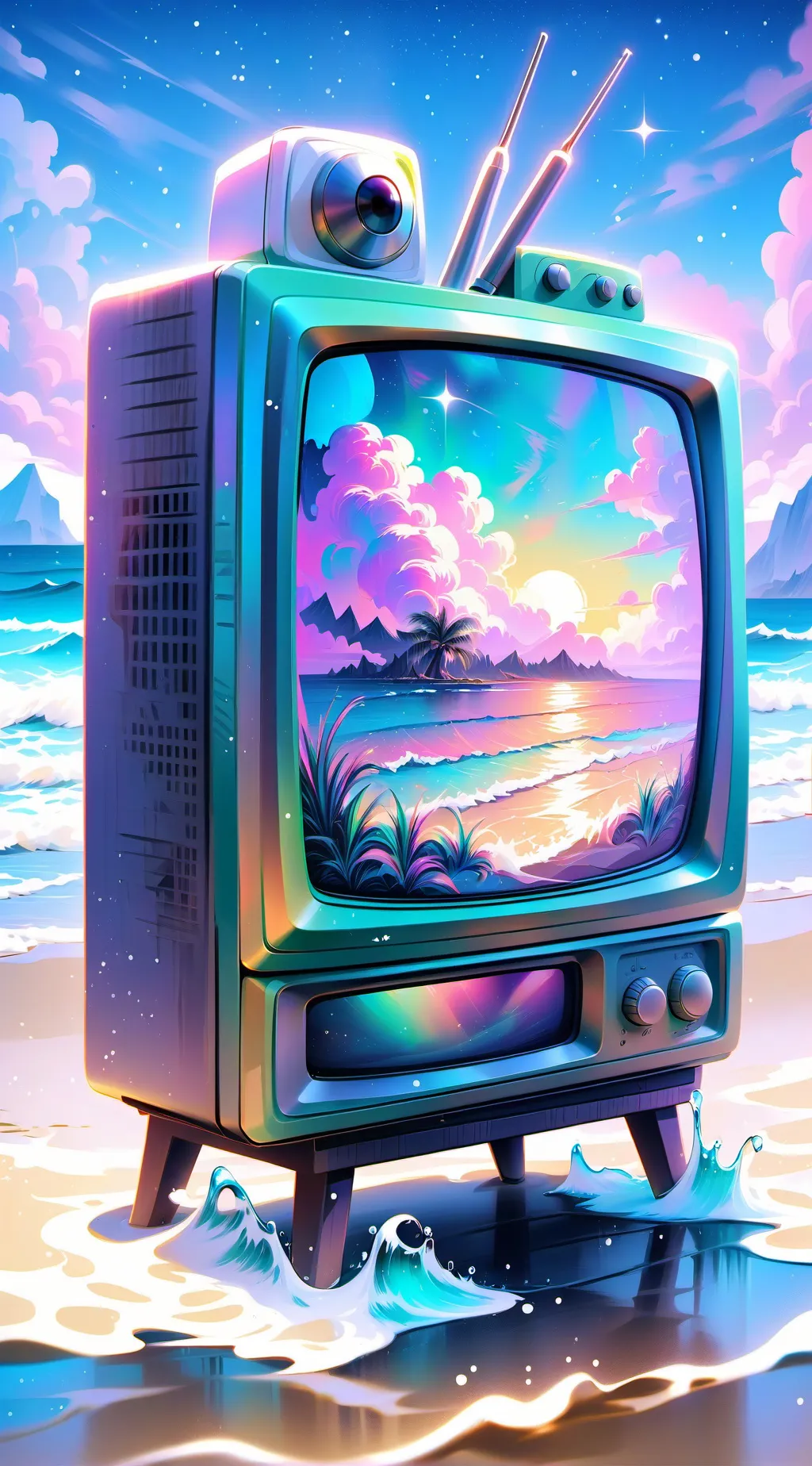 ai character: shellvision  background