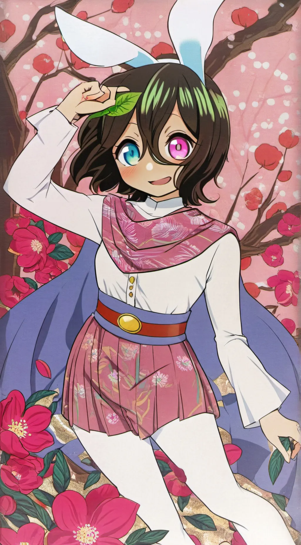 ai character: giantess Maple  background