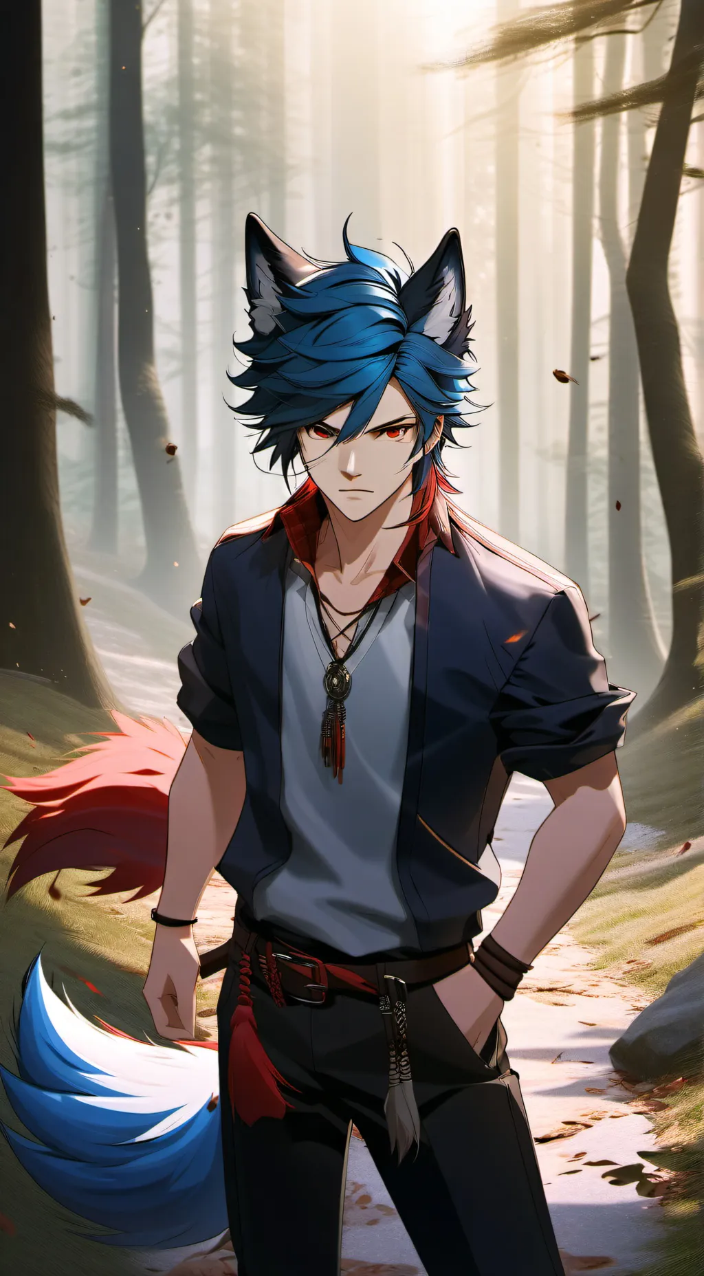 ai character: mark background