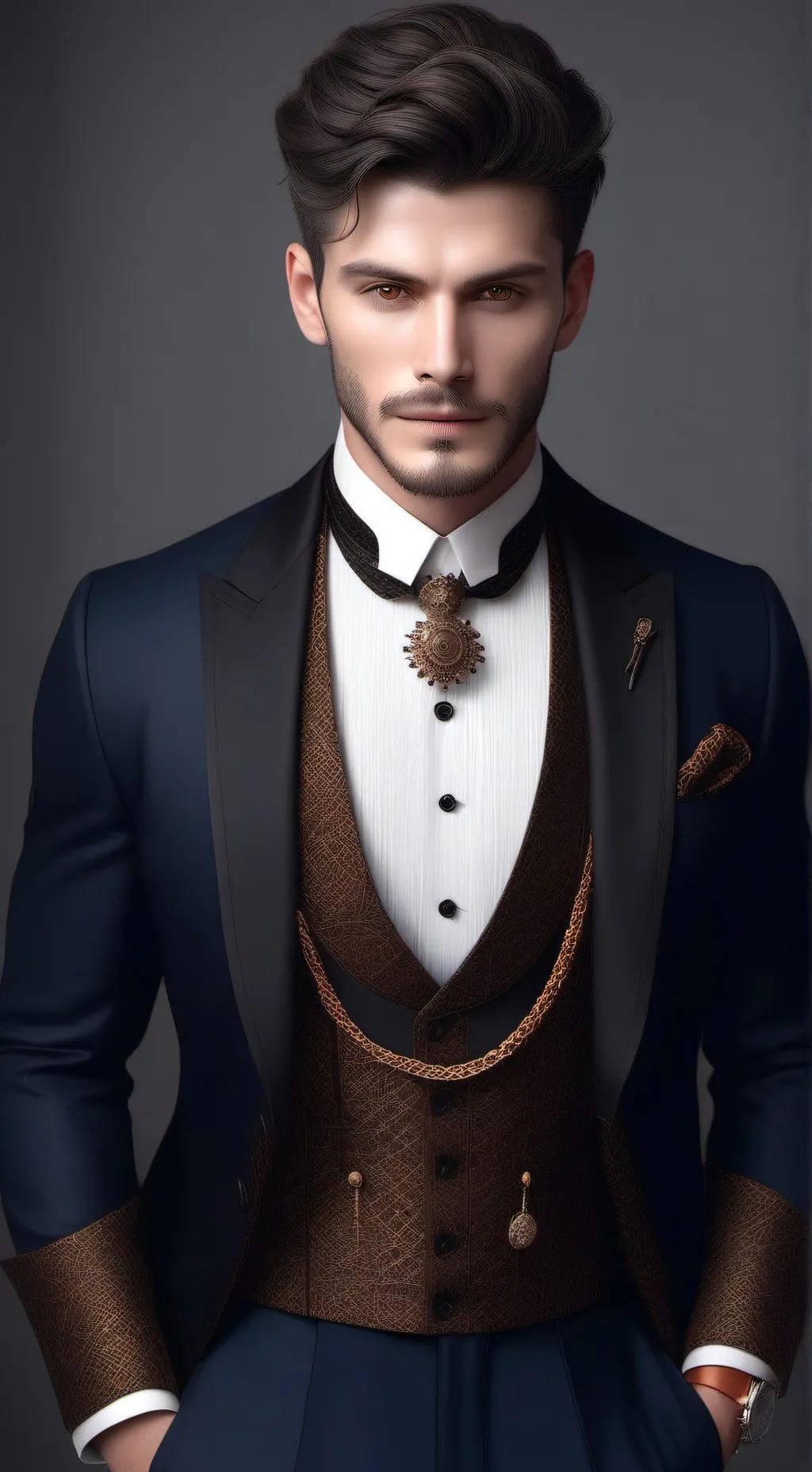 ai character: mark background