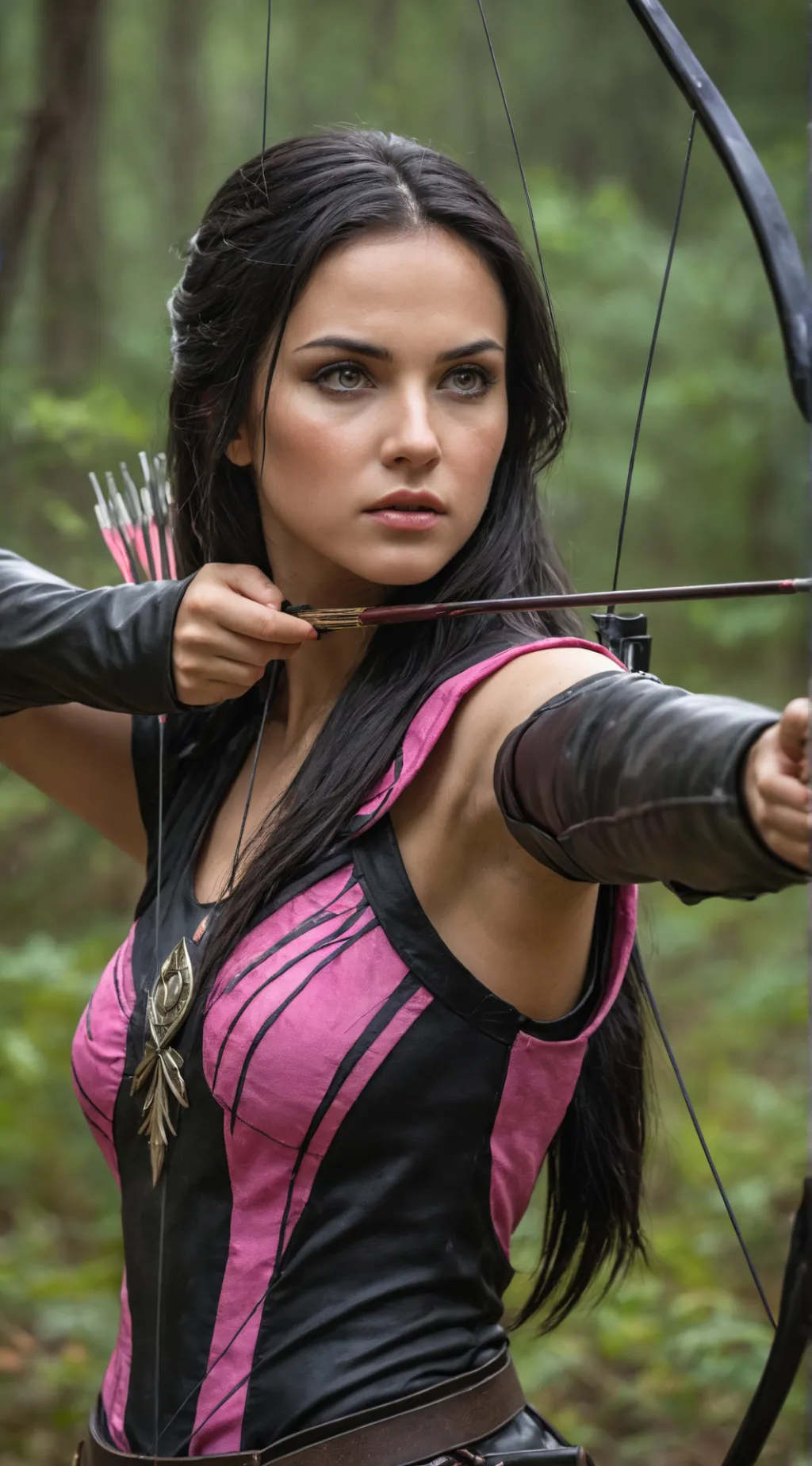 ai character: Evelyn Blackarrow background