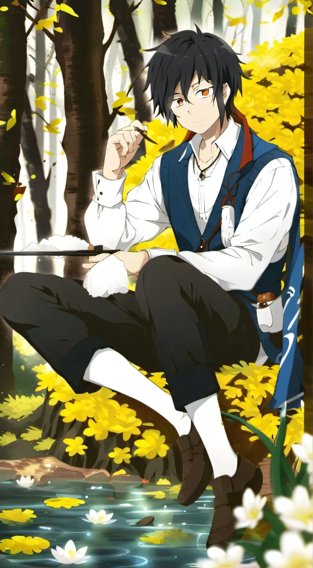 ai character: adam background