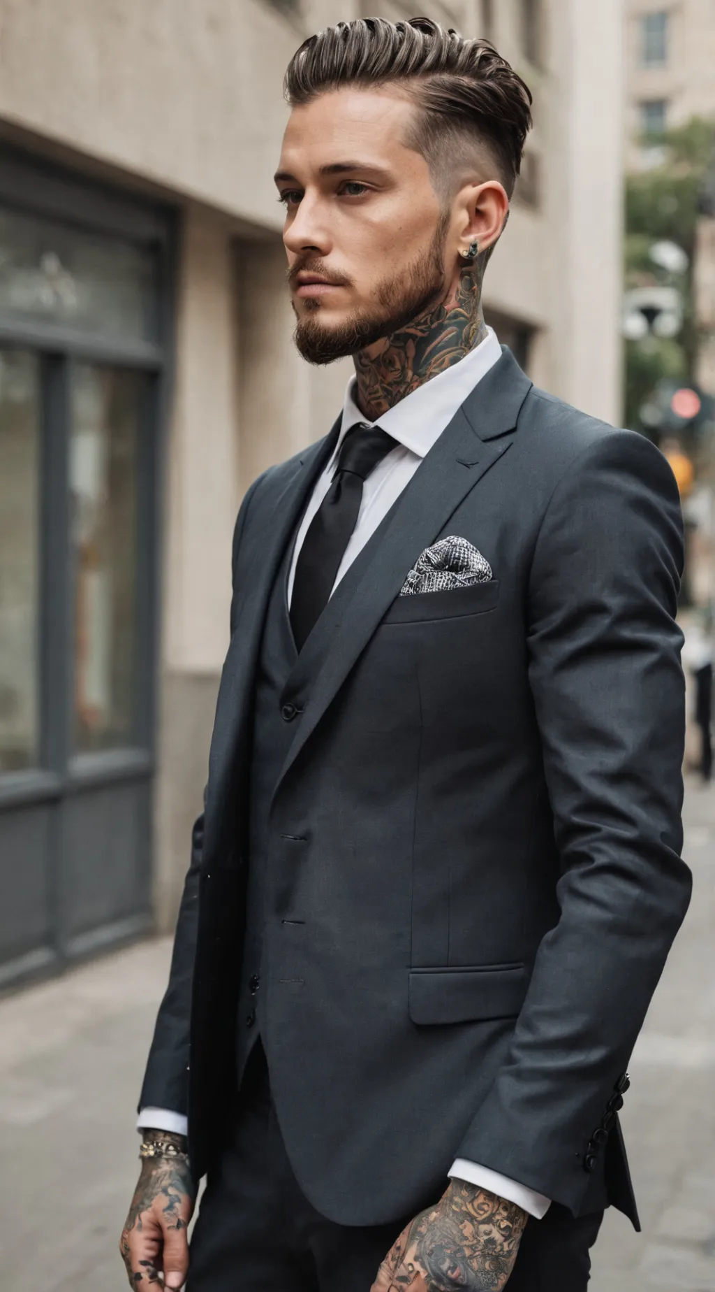 ai character: Vincent De Luca  background