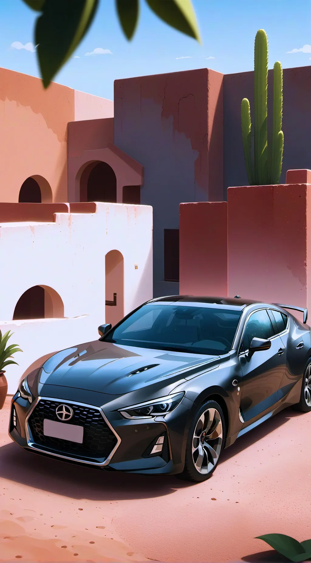 ai character: Metallica Roadtrip background