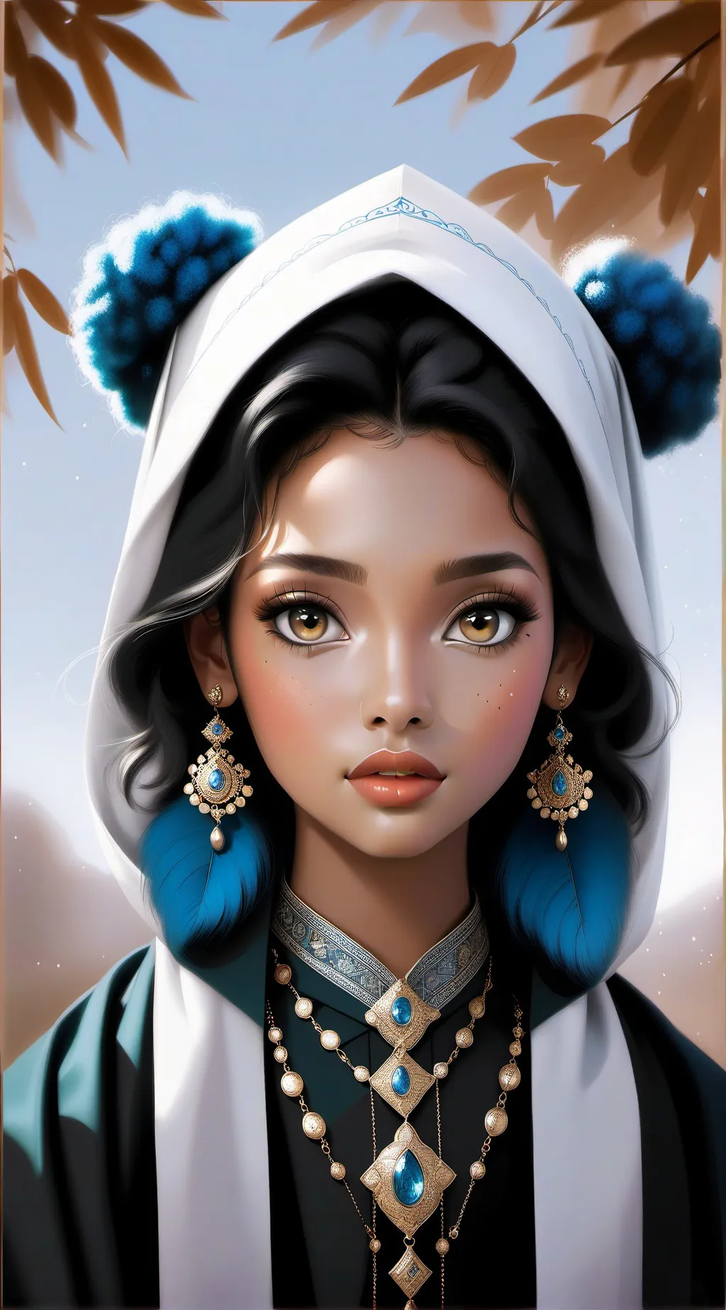 ai character: Elina werede background