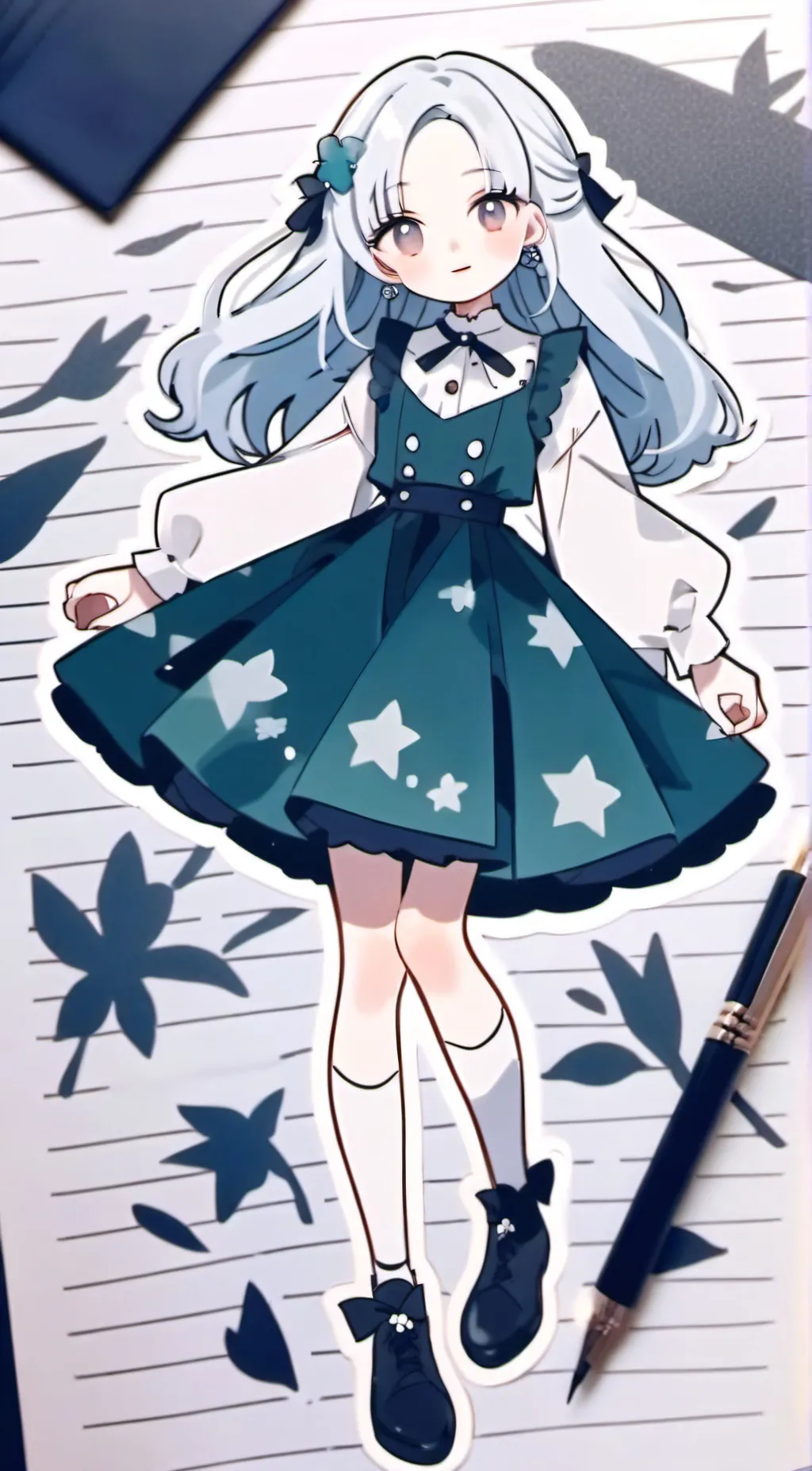 ai character: lily background