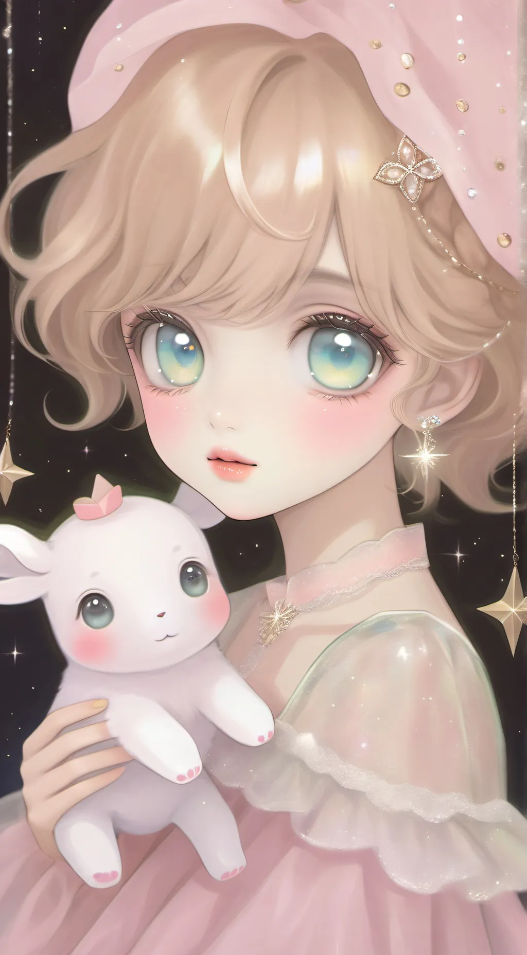 ai character: Aurora background