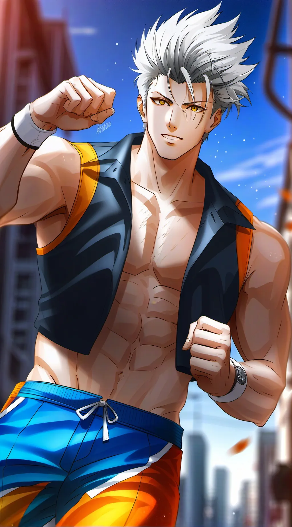 ai character: Ryuji Yamazaki background