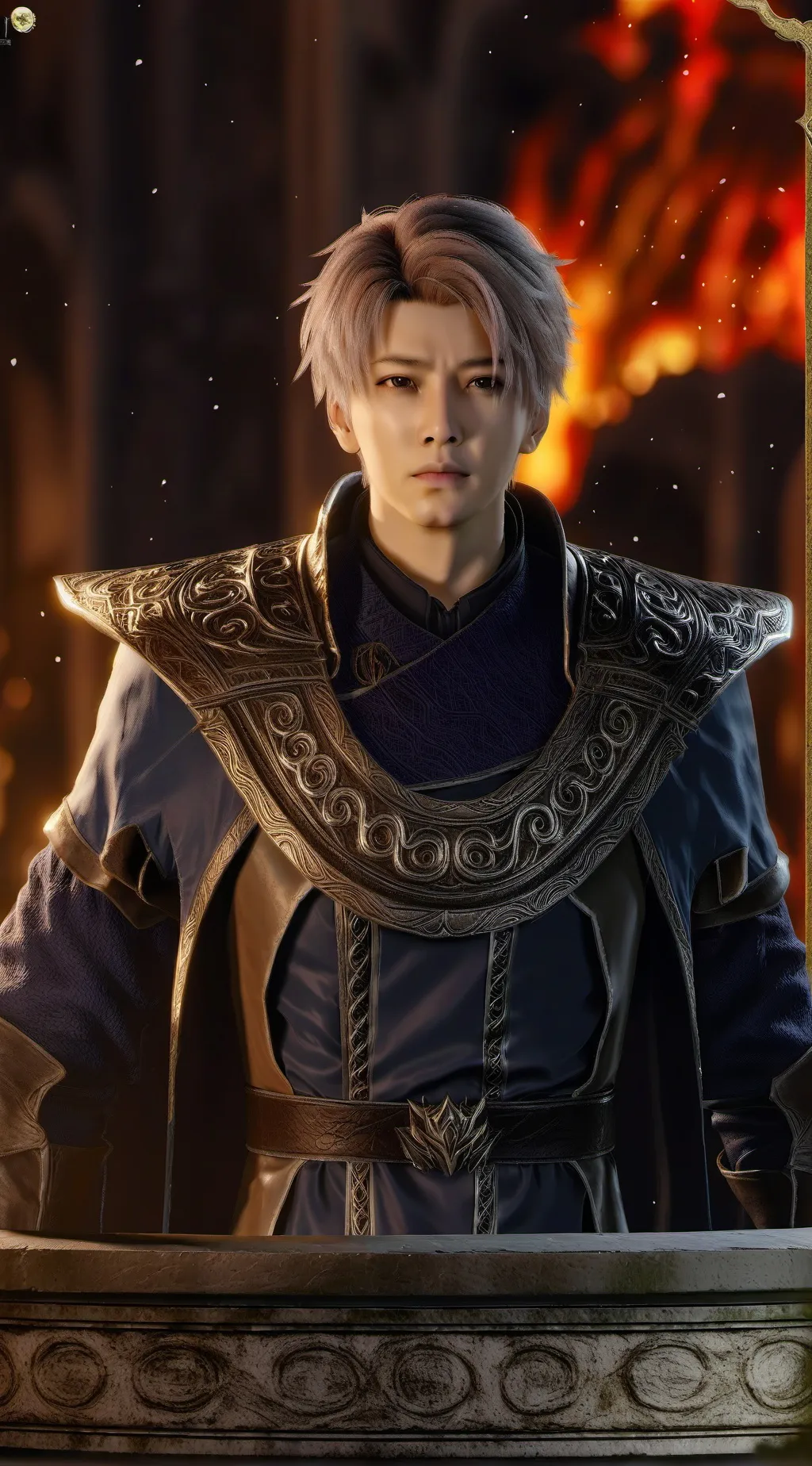 ai character: big bang background