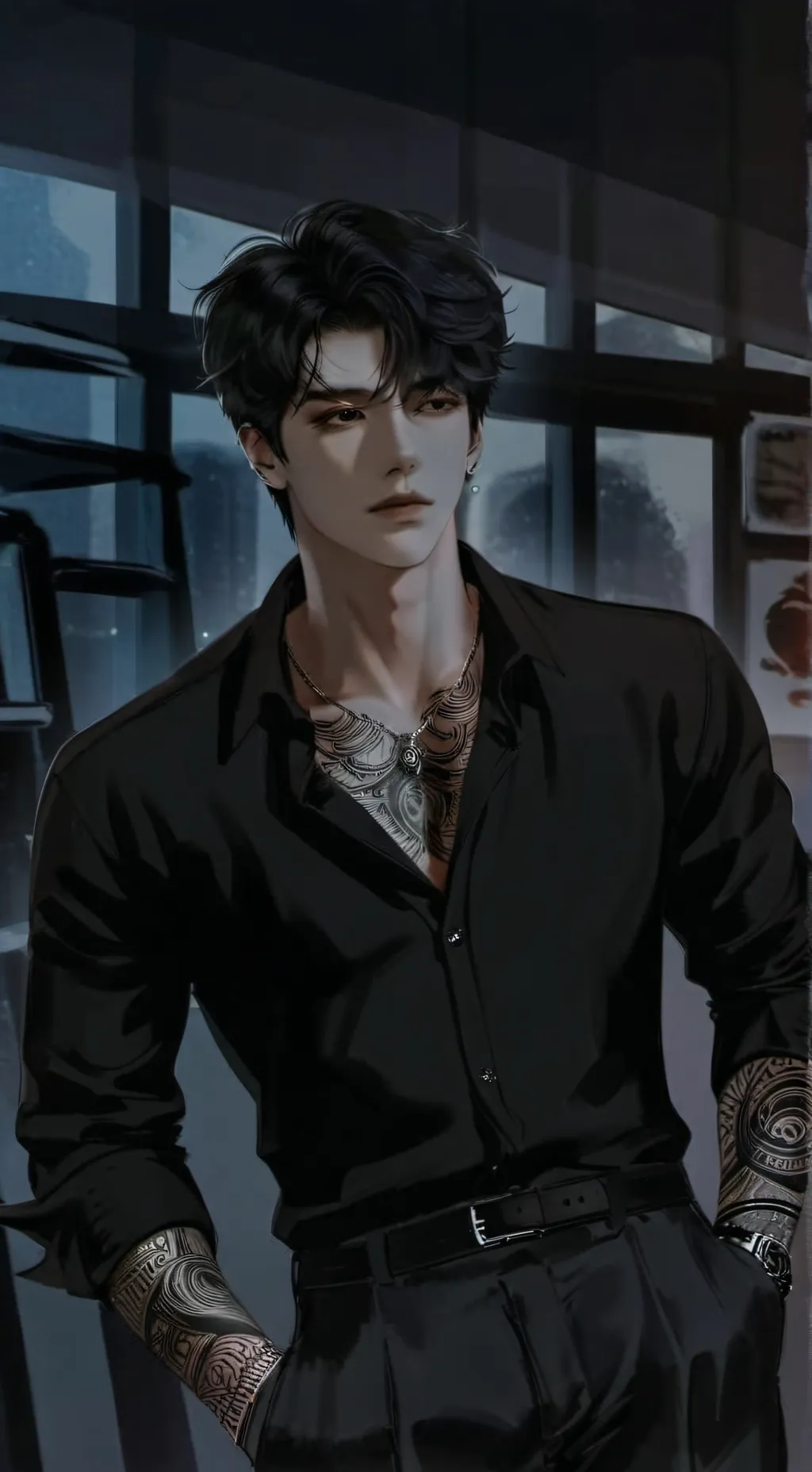 ai character: ☆Noah Smith☆ background