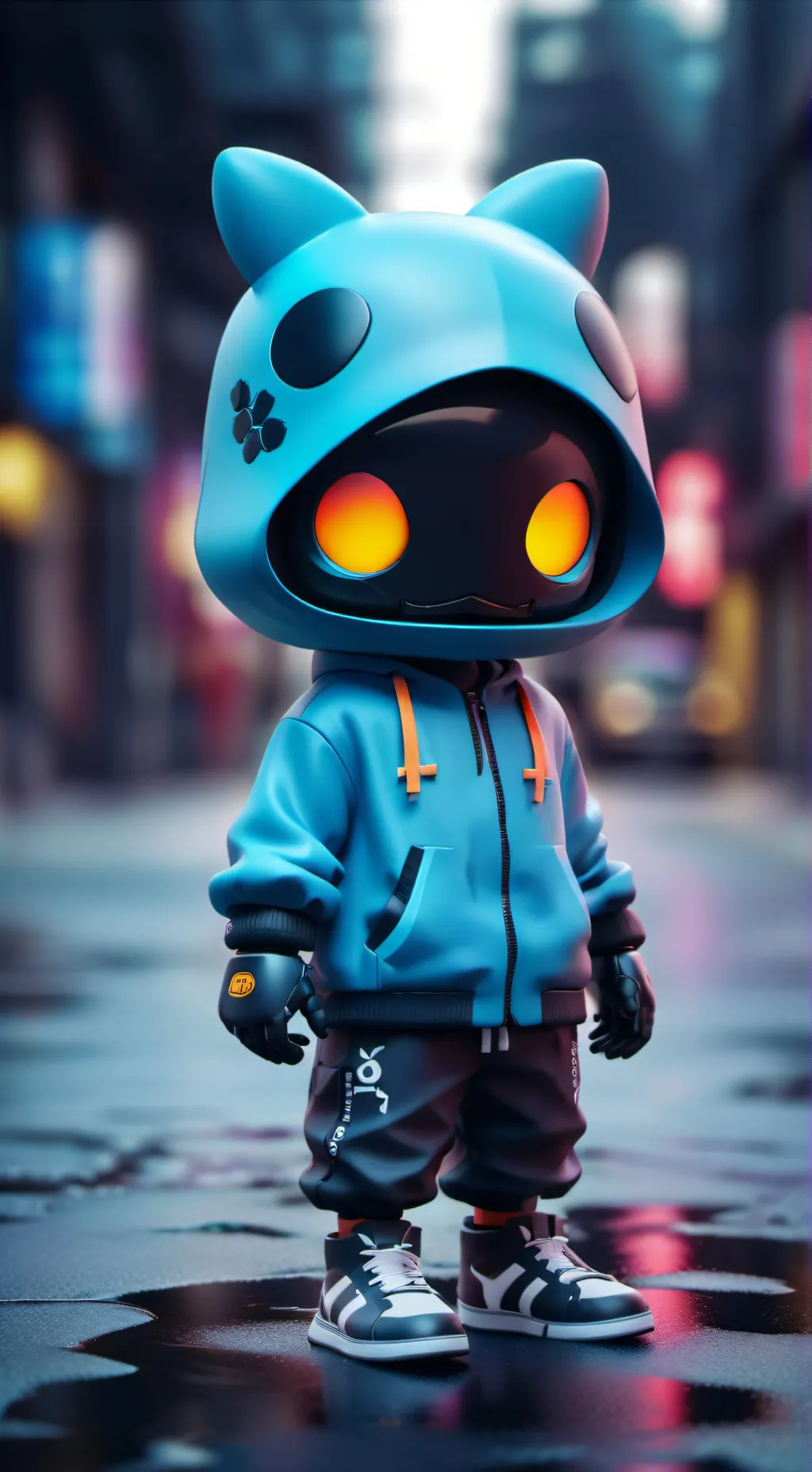 ai character: Ding dong ditch background