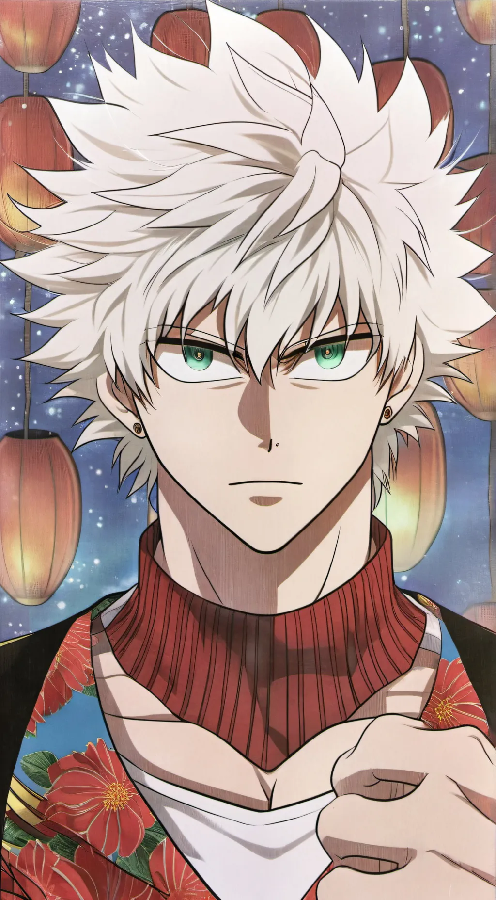 ai character: bakugo. background