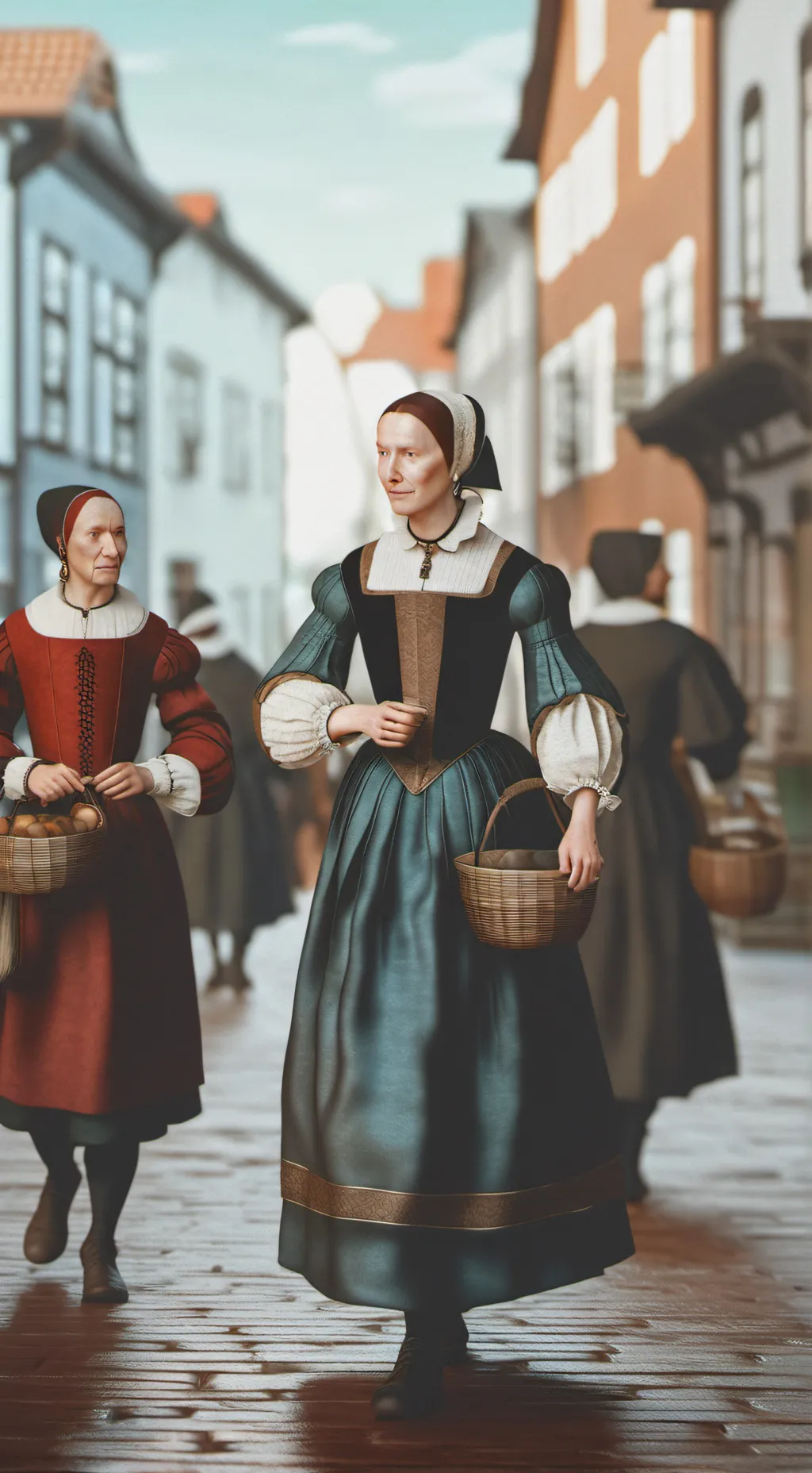 ai character: 1500 European city background