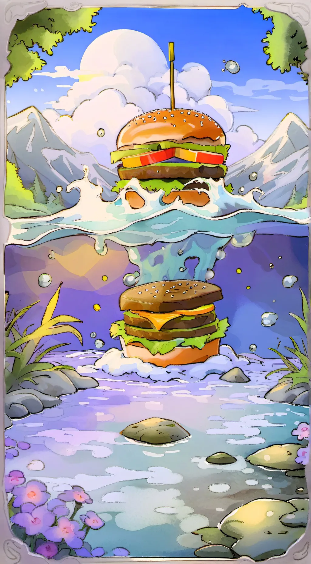 ai character: card packs 1 background