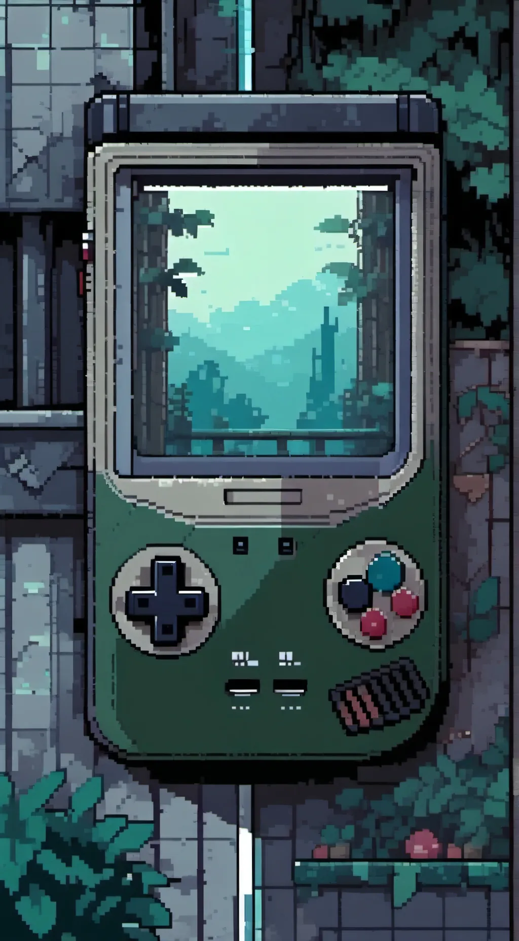 ai character: Gameboy background