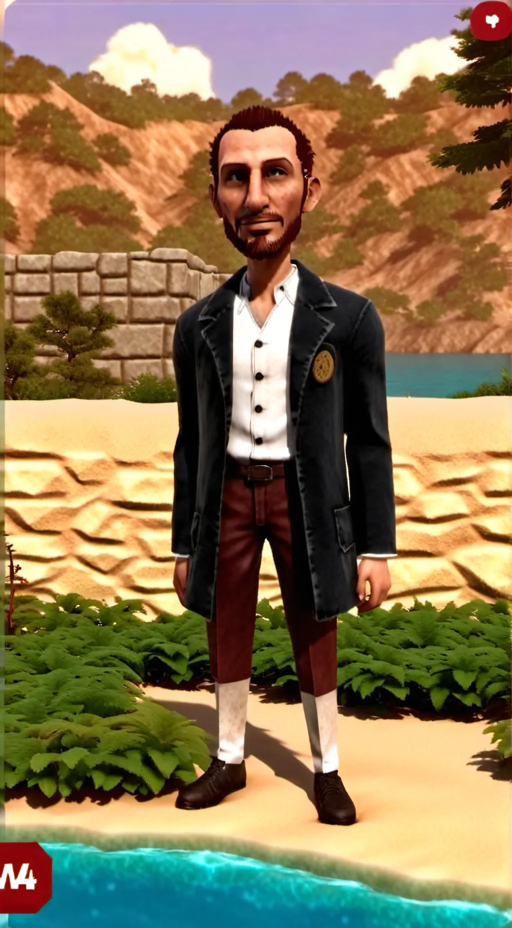 ai character: it know itself... background