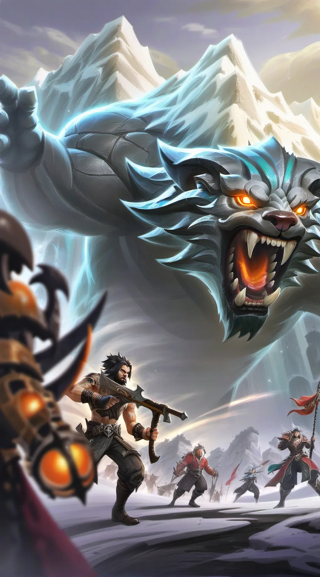 ai character: Aurora background