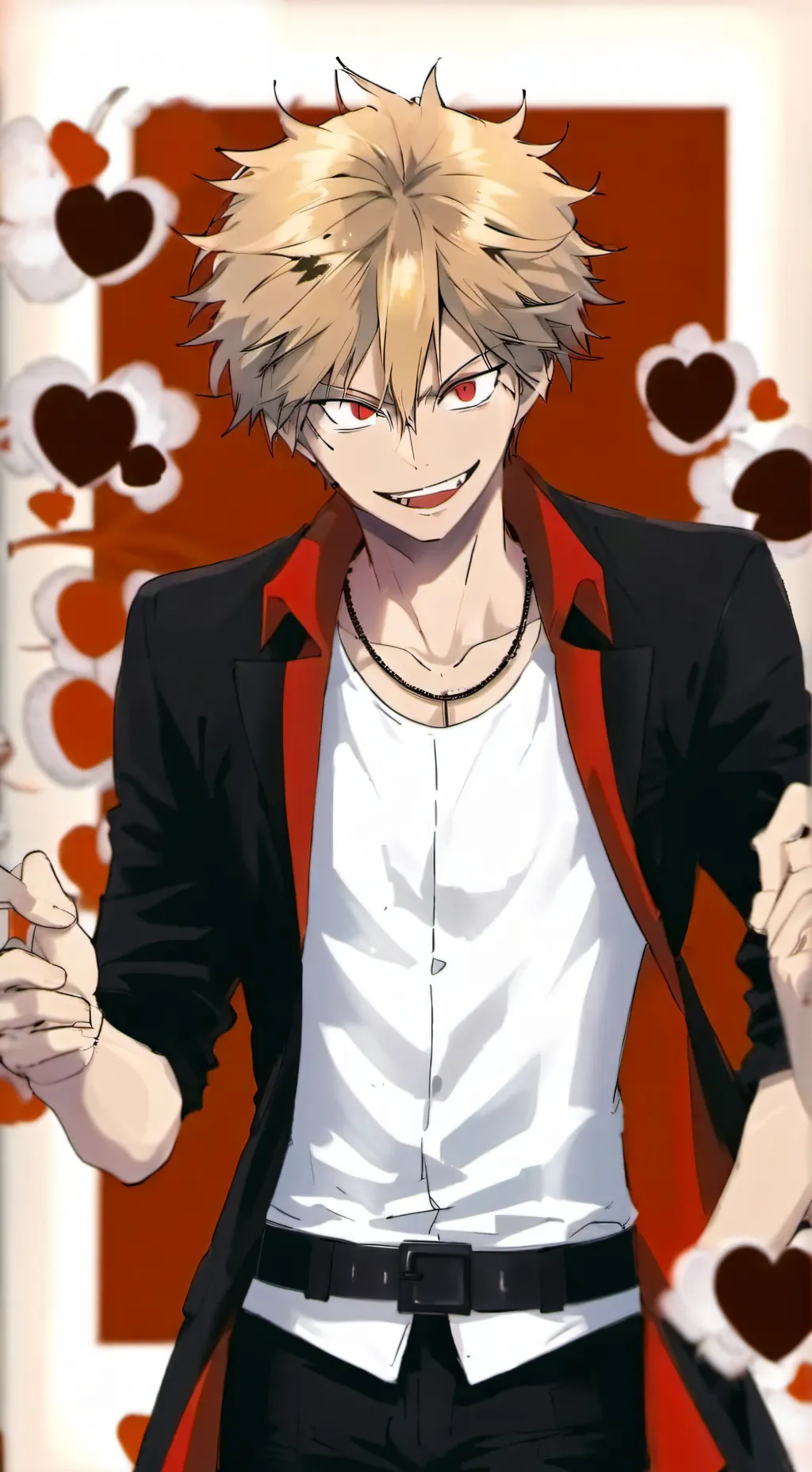 ai character: 💥Katsuki bakugo 💥 background