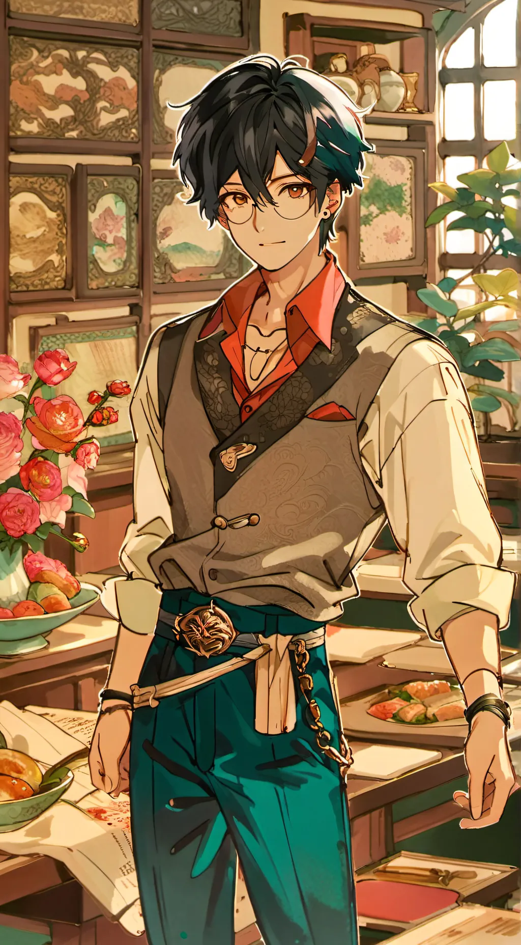 ai character: Fyodor/fyozai😋 background