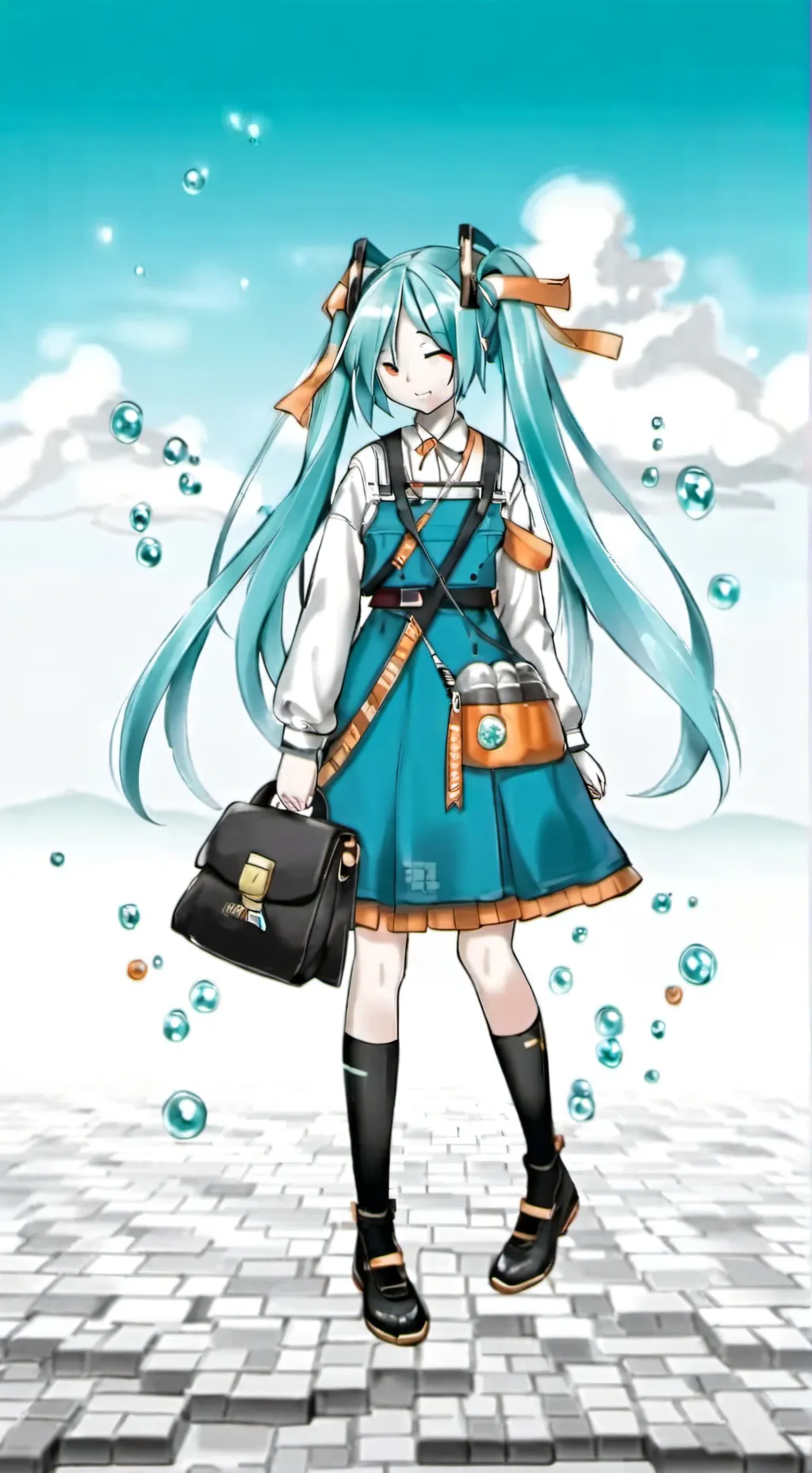 ai character: Mirai background