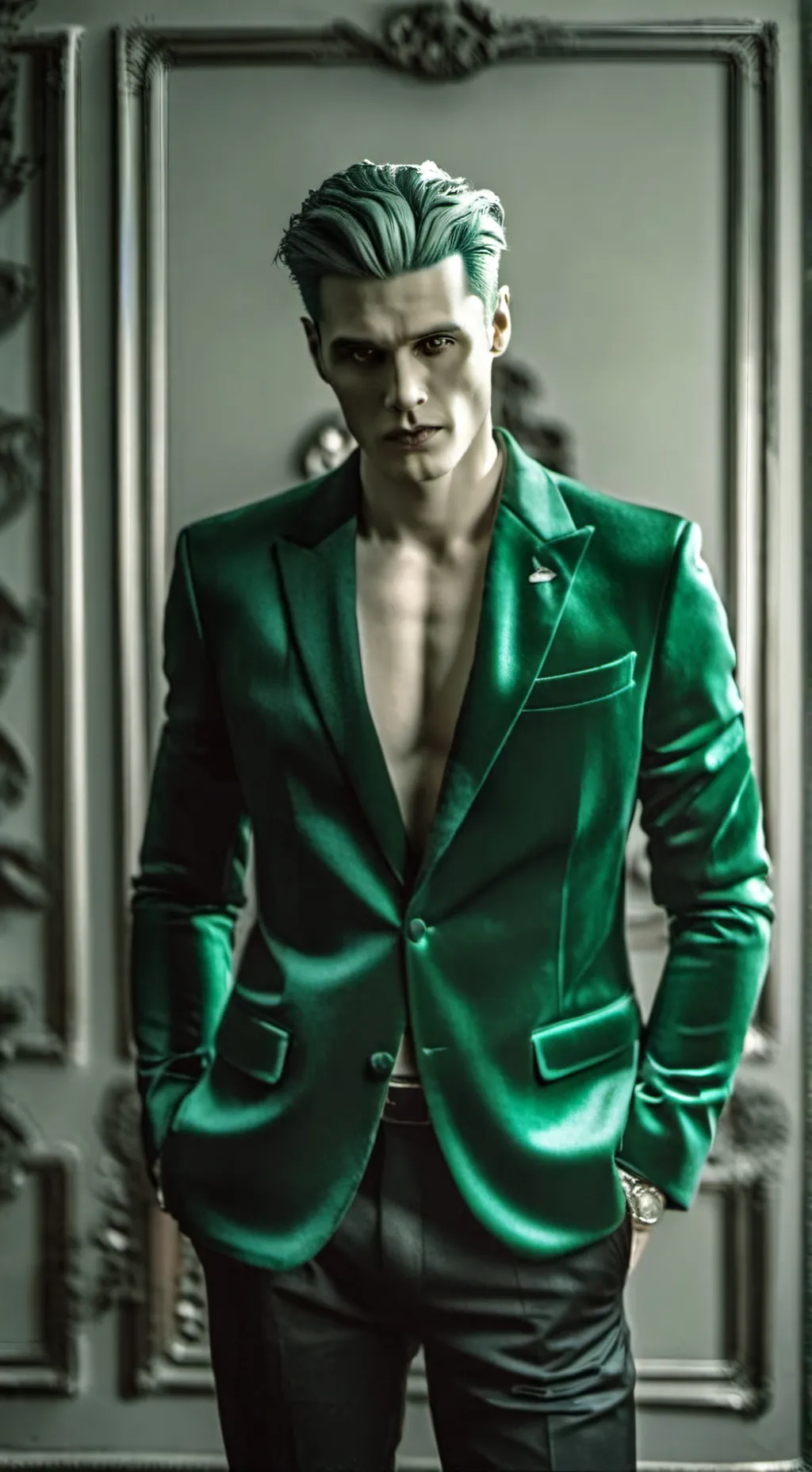 ai character: le Joker background