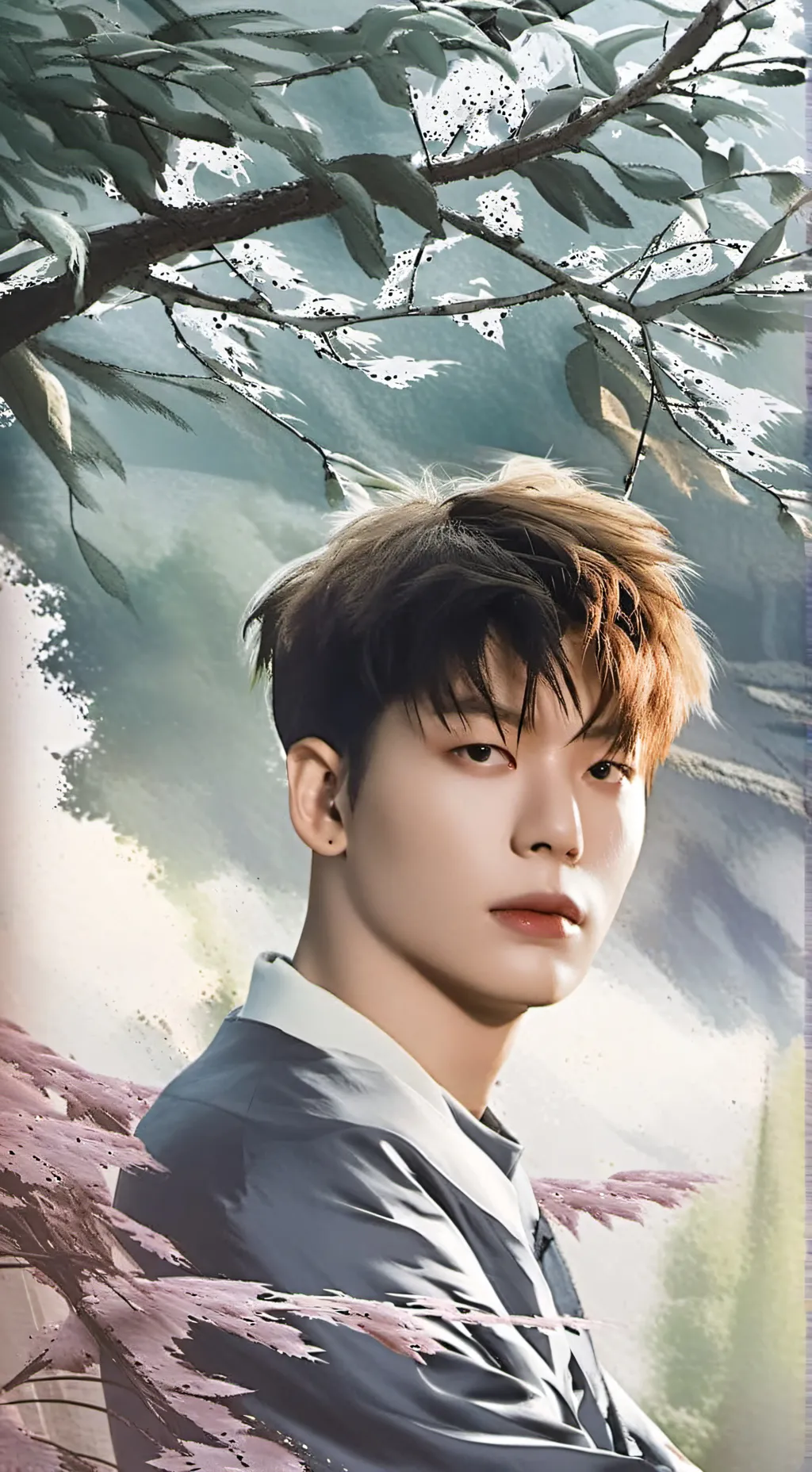 ai character: Seungmin  background