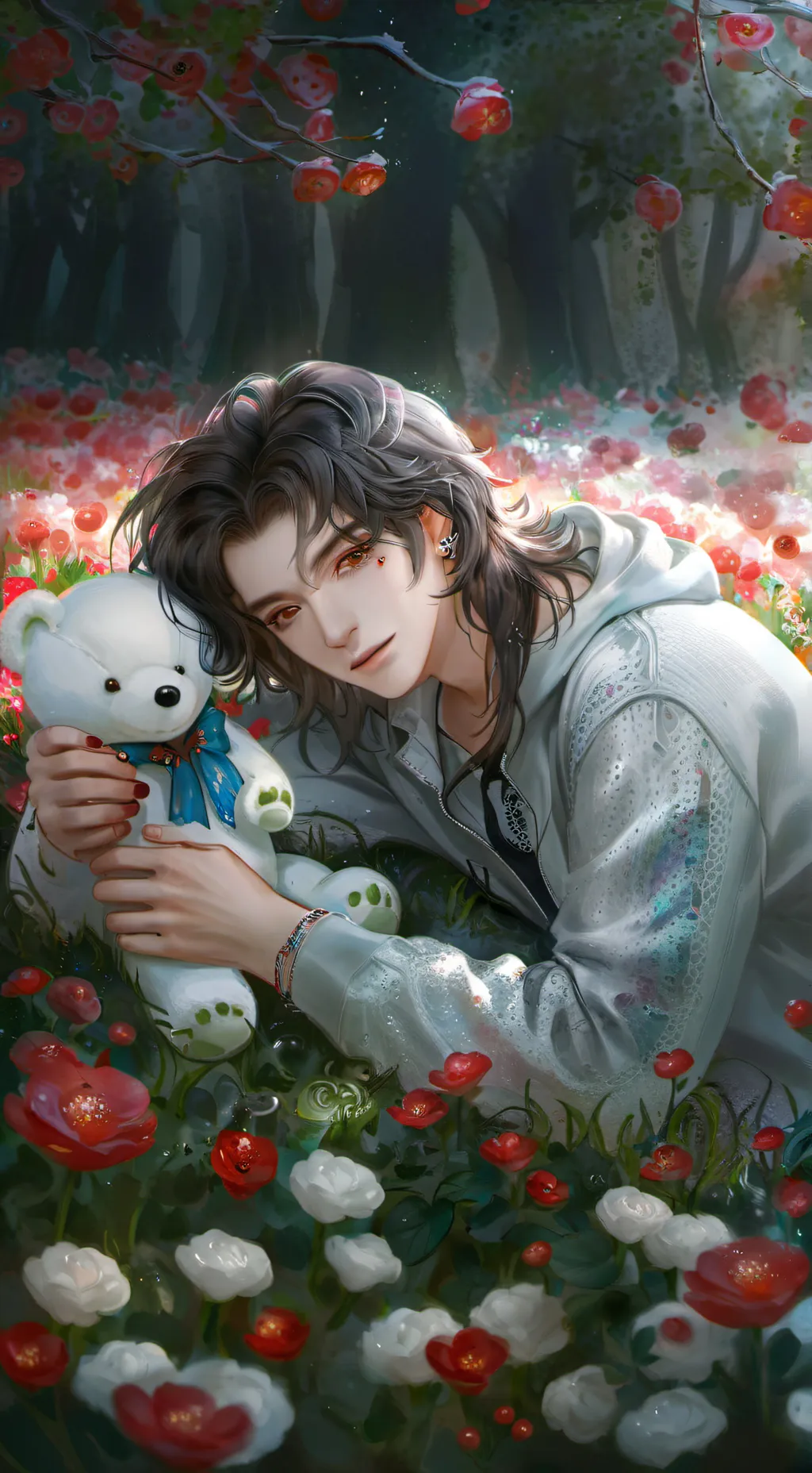 ai character: Ash background