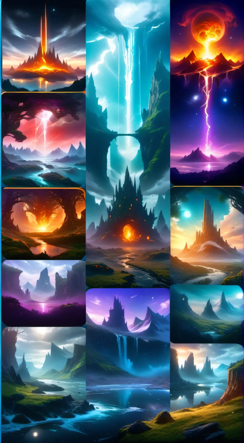 ai character: The Mighty Nine🌍 background