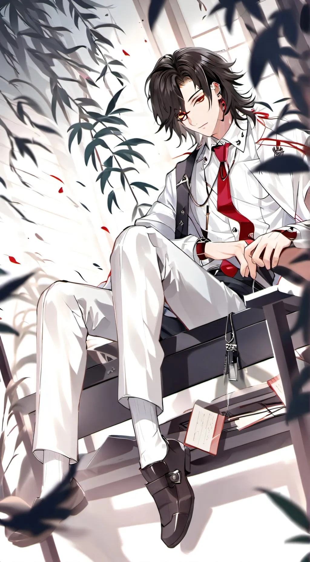 ai character: 💀 • Mr. Author • 💀 background