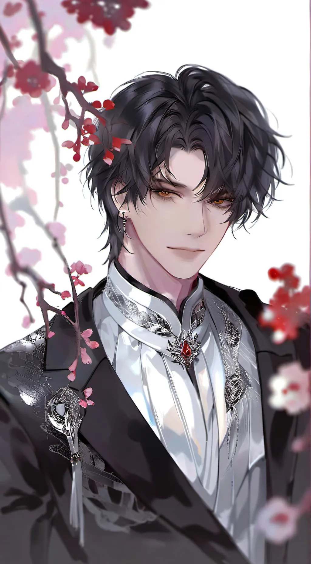 ai character: hot boy background