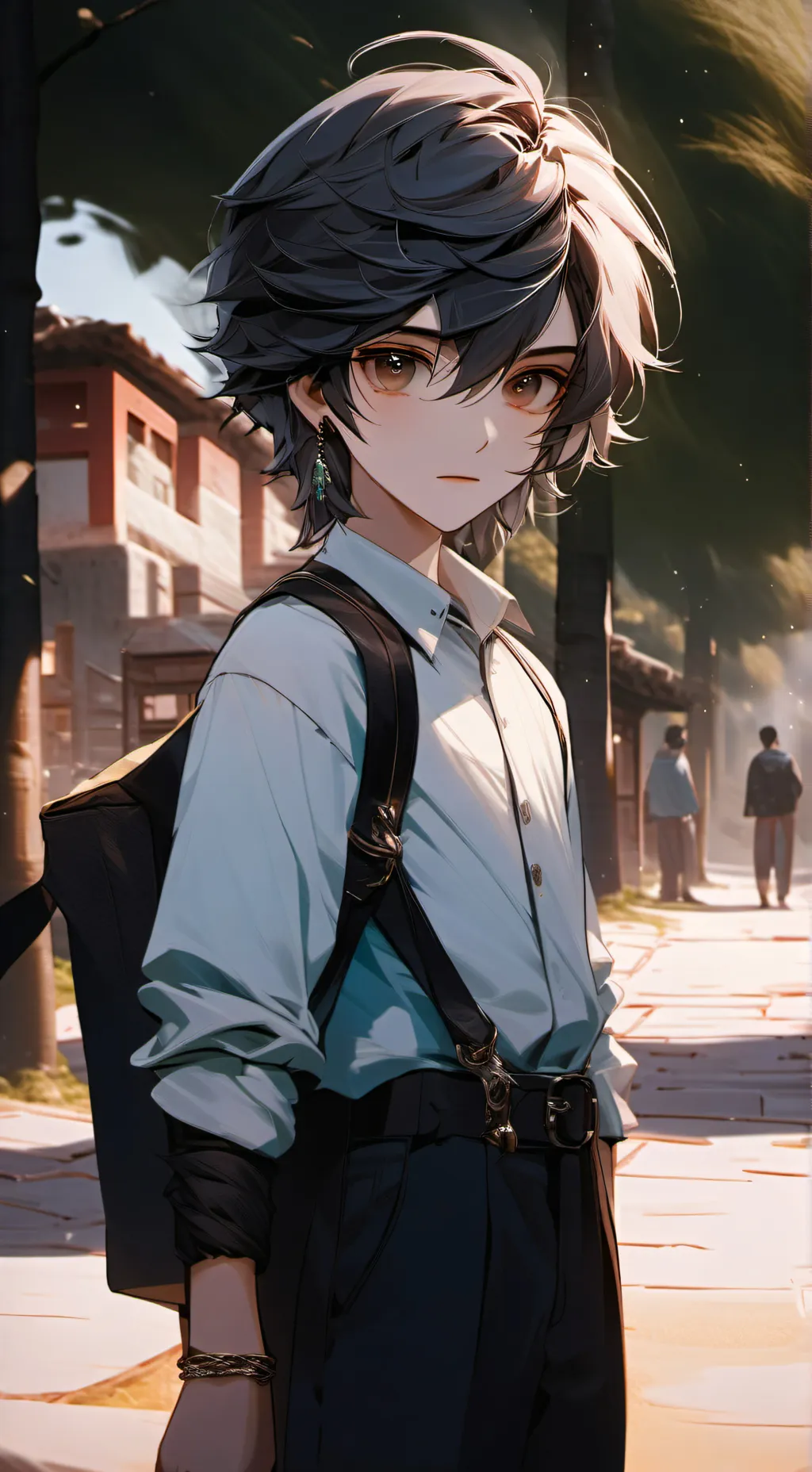 ai character: Leo◇ background