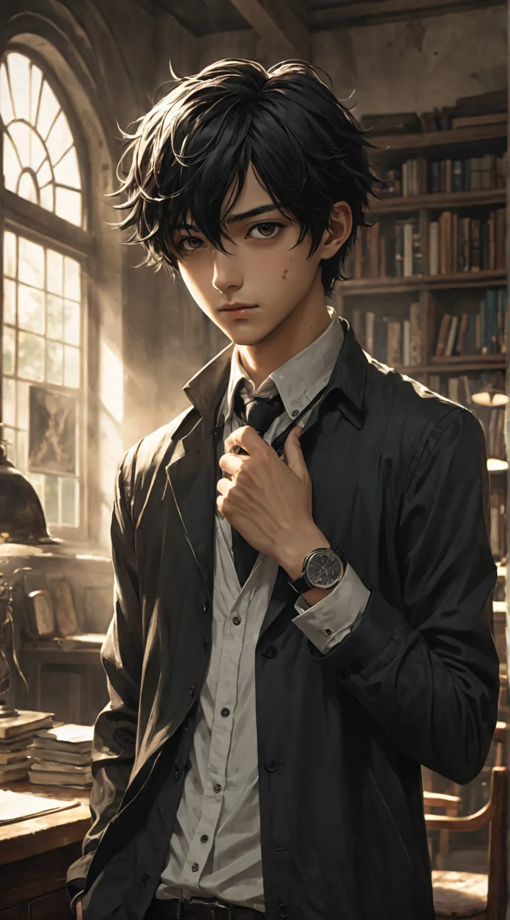 ai character: Enzo background